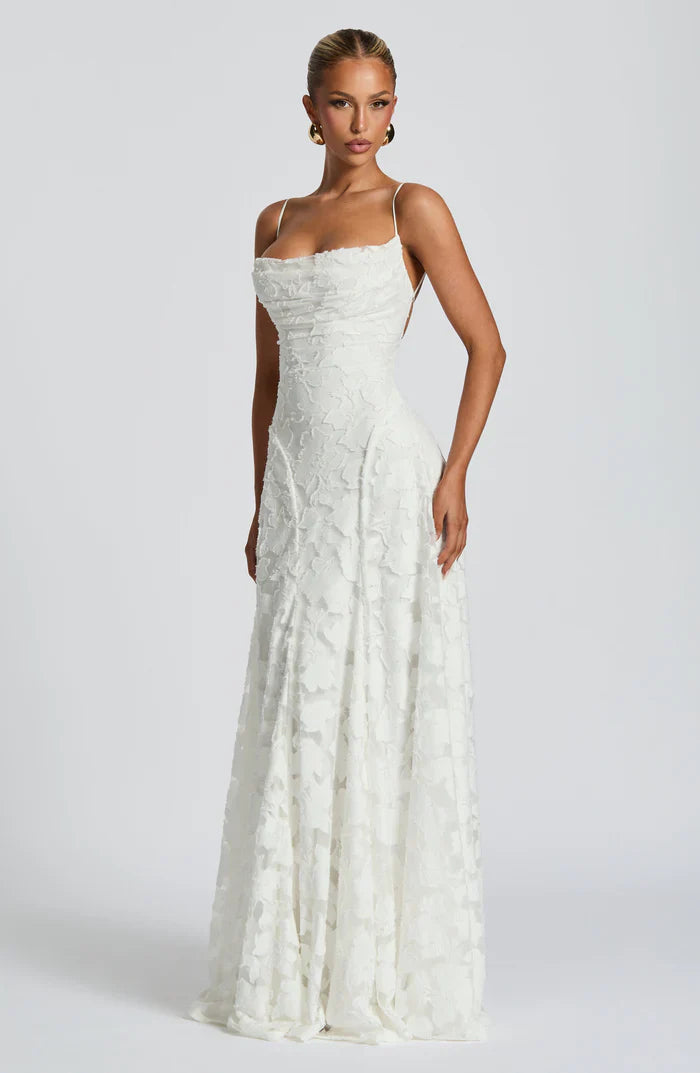 FRANCIS MAXI DRESS - WHITE