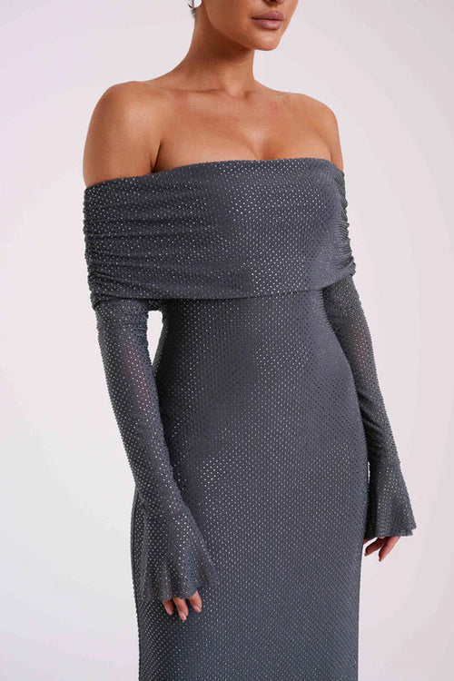 AURELIA MAXI DRESS - GREY