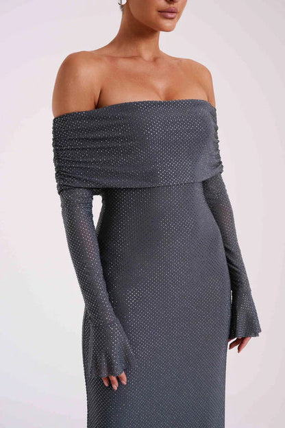 AURELIA MAXI DRESS - GREY