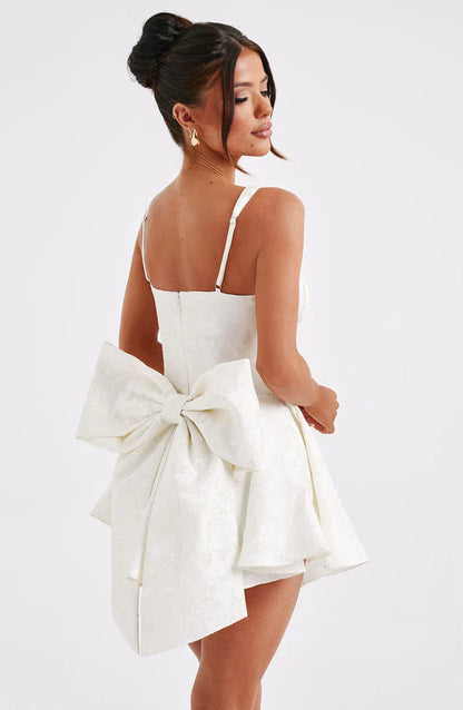 EMELIE MINI DRESS - WHITE