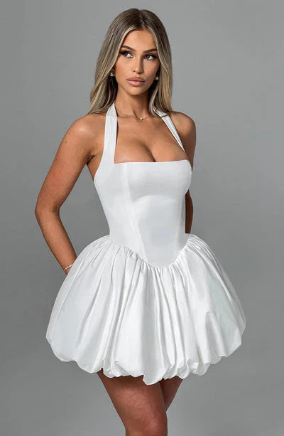 ARIELLE MINI DRESS - WHITE