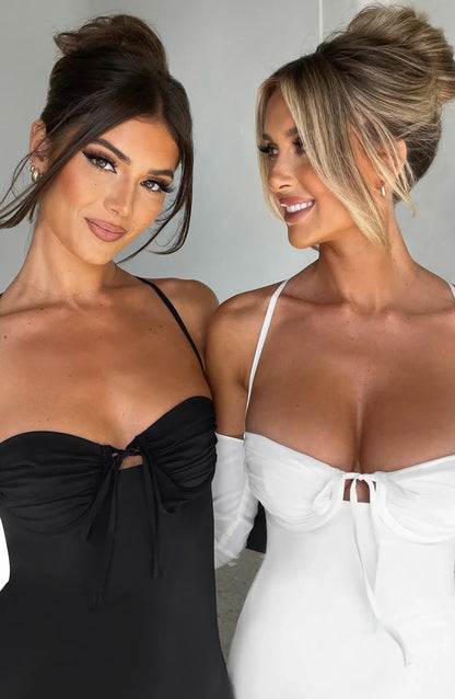 SABRINA MINI DRESS - BLACK