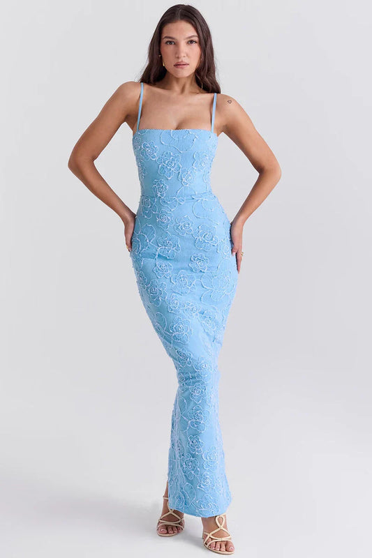 LYRA MAXI DRESS - LIGHT BLUE