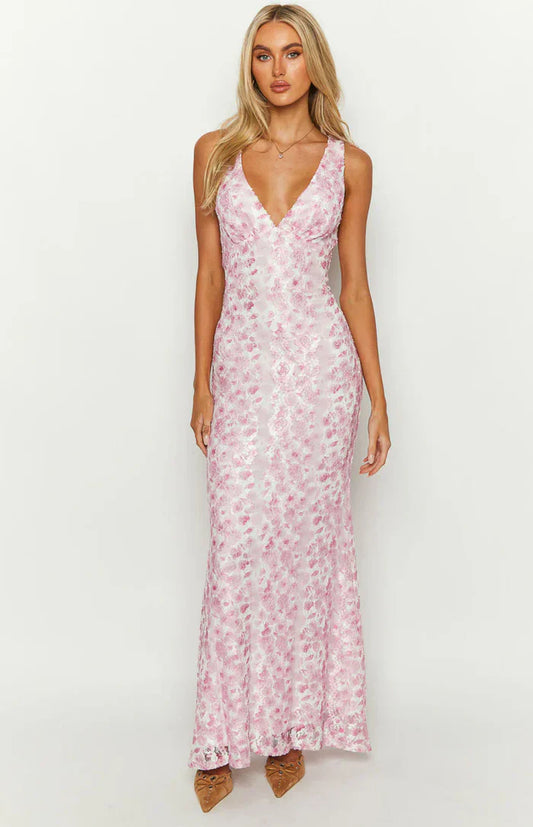 BLOSSOM MAXI DRESS - PINK