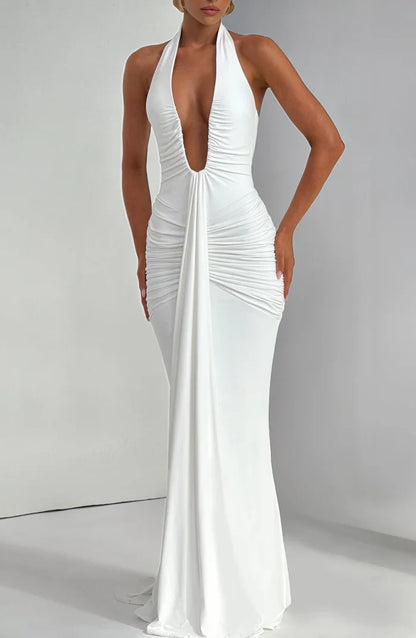 ROSETTA MAXI DRESS - WHITE