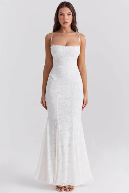 JUNIPER MAXI DRESS - WHITE