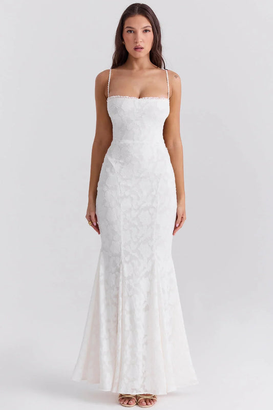 JUNIPER MAXI DRESS - WHITE