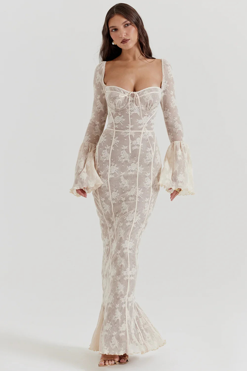 SERENA MAXI DRESS - WHITE