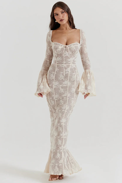 SERENA MAXI DRESS - WHITE