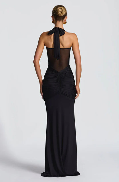 VIXEN MAXI DRESS - BLACK