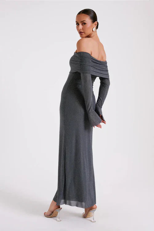 AURELIA MAXI DRESS - GREY