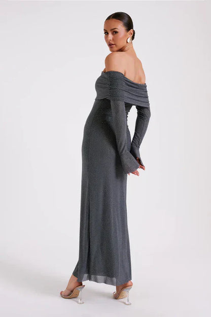AURELIA MAXI DRESS - GREY