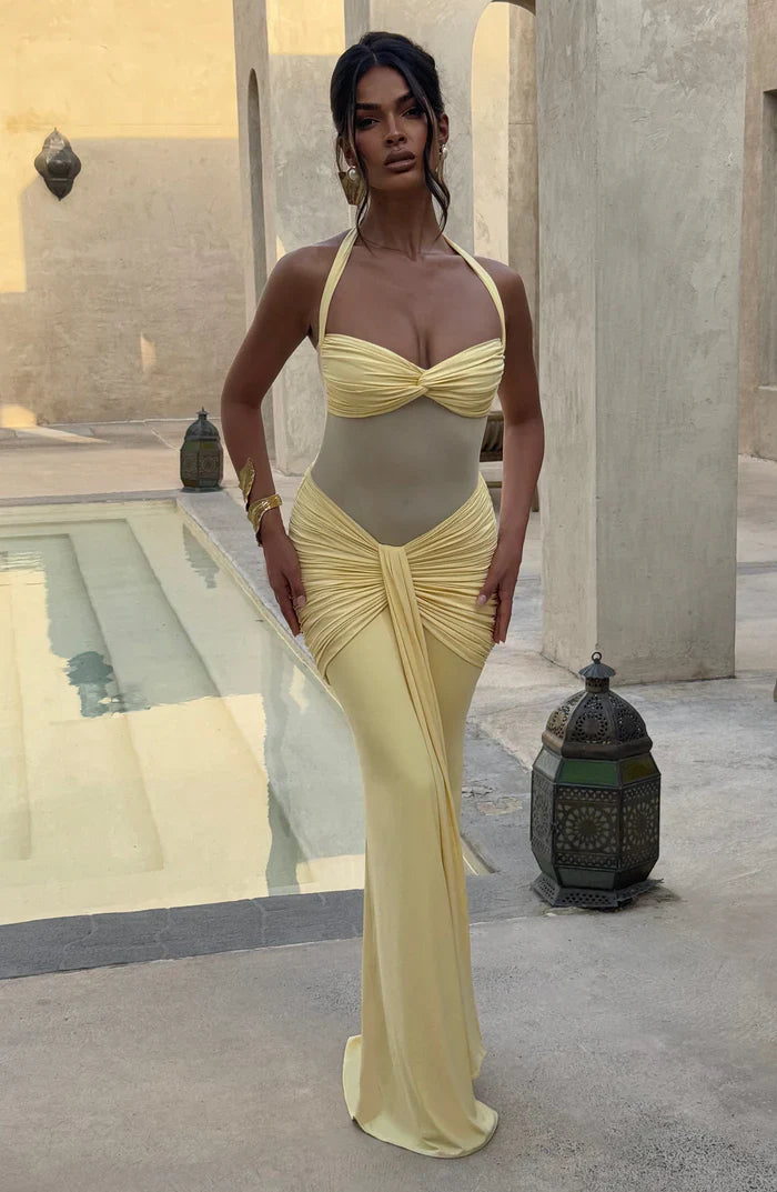 VIXEN MAXI DRESS - YELLOW