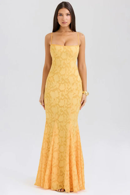 JUNIPER MAXI DRESS - YELLOW