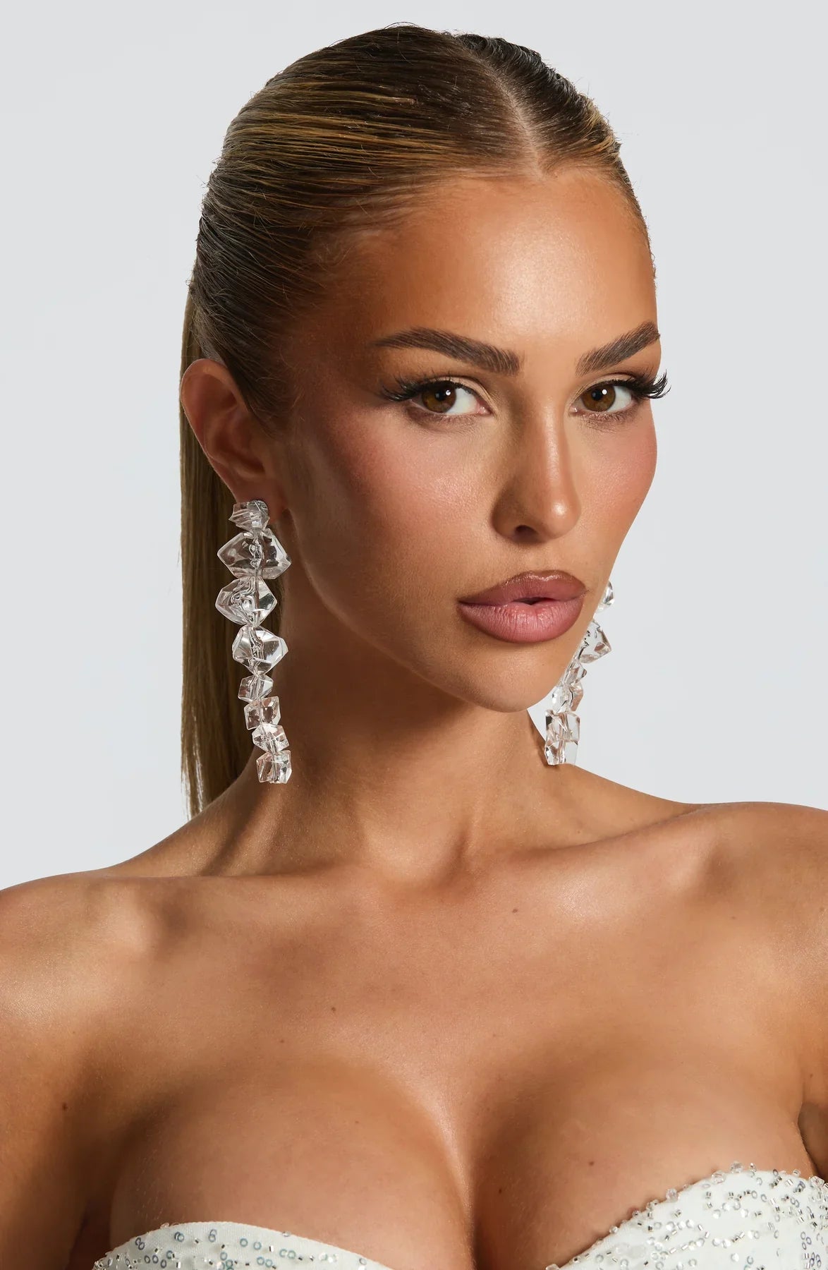 LUMINA EARRINGS - CRYSTAL