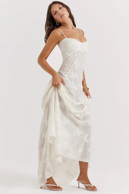 MYA MAXI DRESS - WHITE