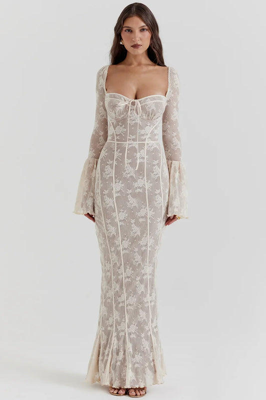 SERENA MAXI DRESS - WHITE