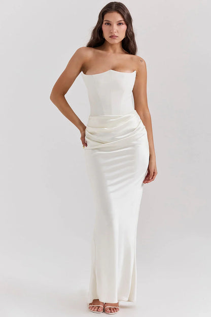 ROSALIND MAXI DRESS - WHITE