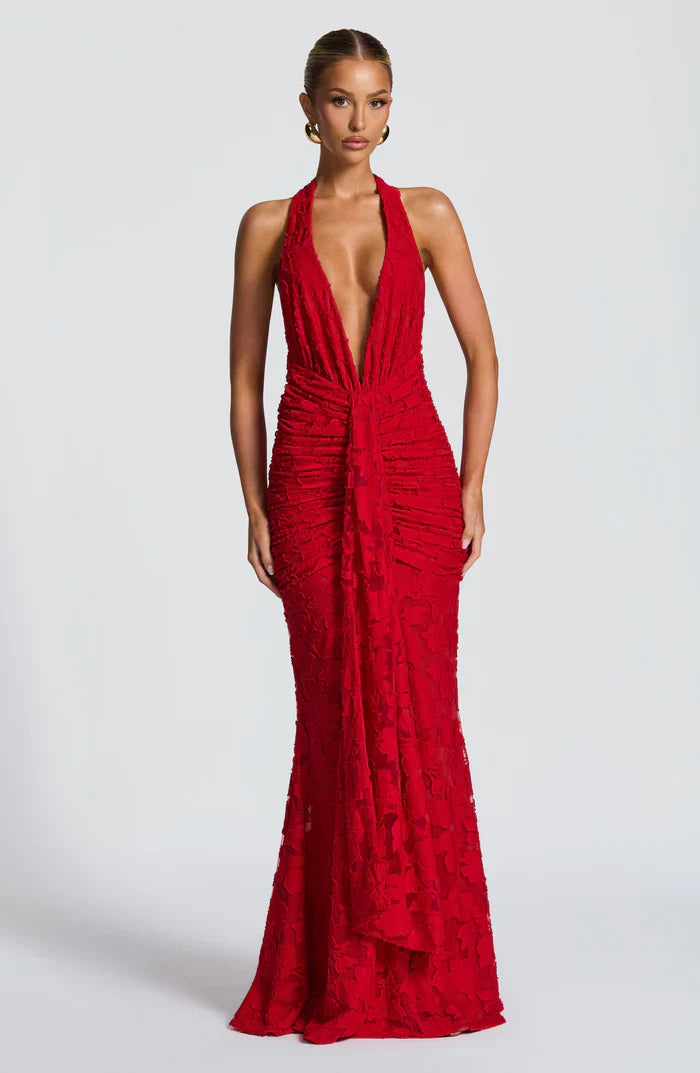 GUINEVERE MAXI DRESS - RED