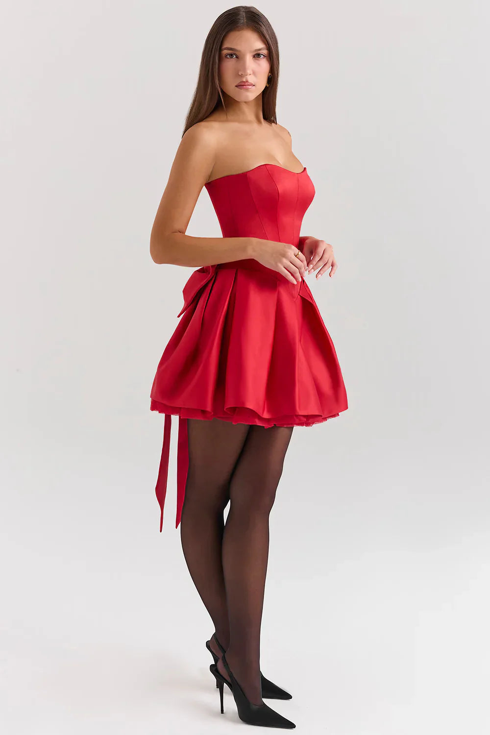 ELOISE MINI DRESS - RED
