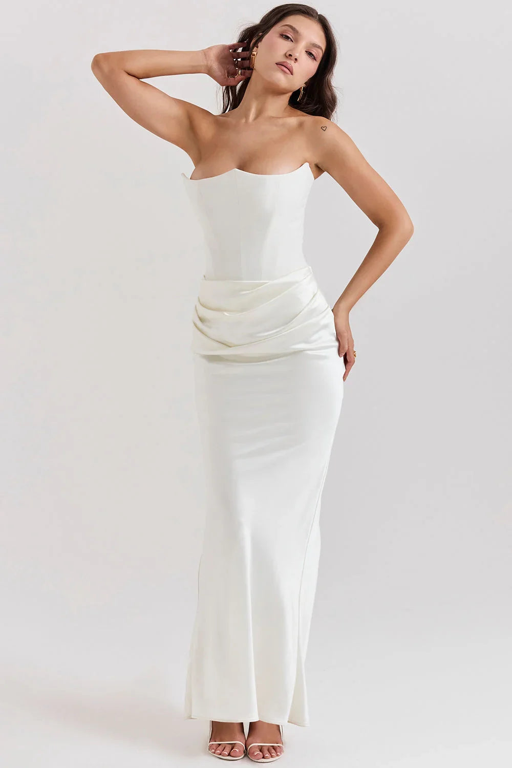 ROSALIND MAXI DRESS - WHITE