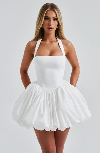 ARIELLE MINI DRESS - WHITE