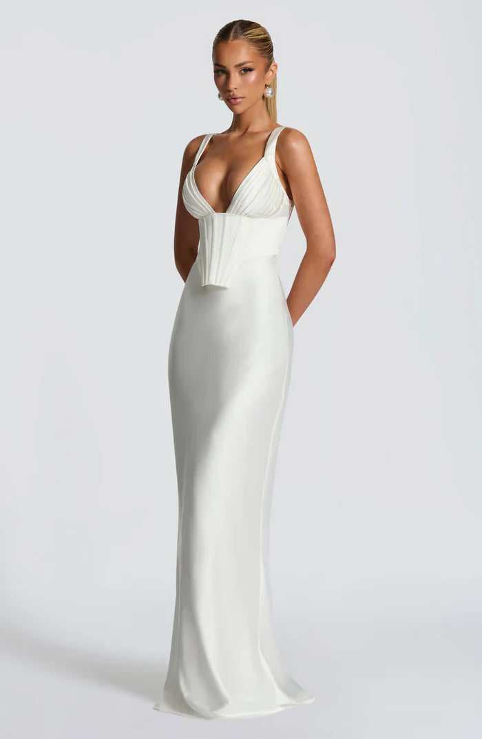 SHAE MAXI DRESS - WHITE