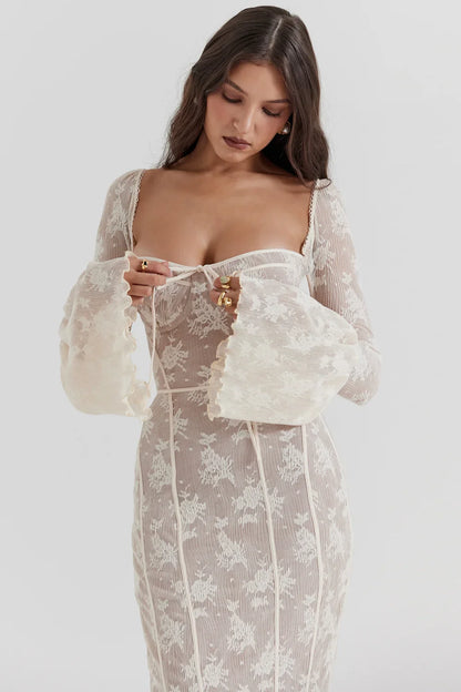 SERENA MAXI DRESS - WHITE