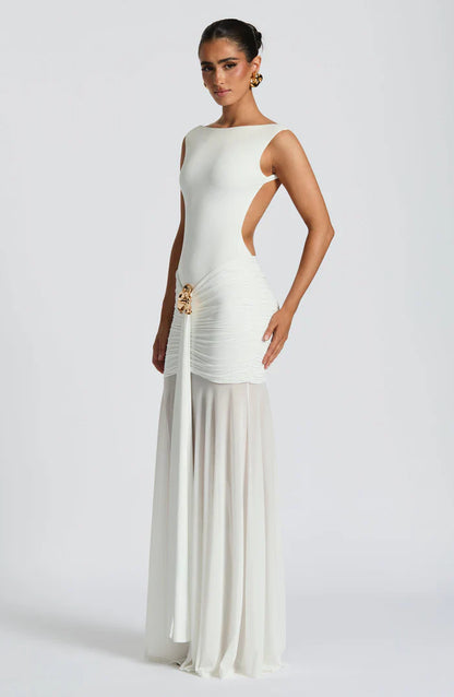 FAE MAXI DRESS - WHITE