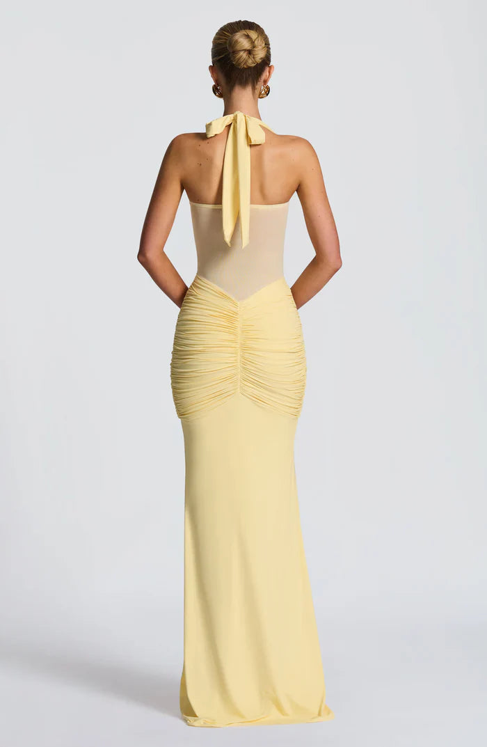 VIXEN MAXI DRESS - YELLOW