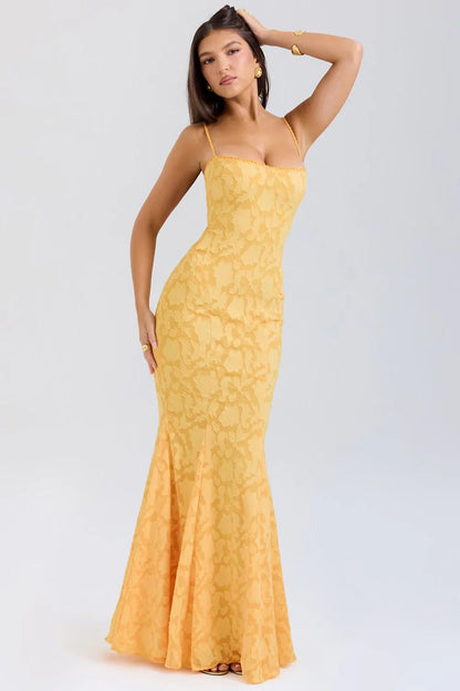 JUNIPER MAXI DRESS - YELLOW