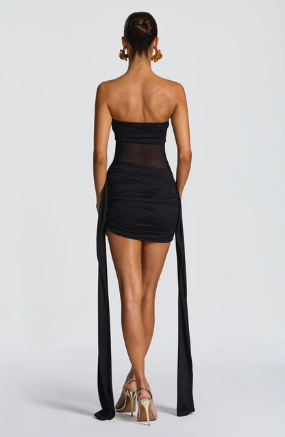 FIORELLA MINI DRESS - BLACK
