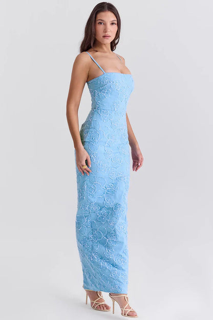 LYRA MAXI DRESS - LIGHT BLUE