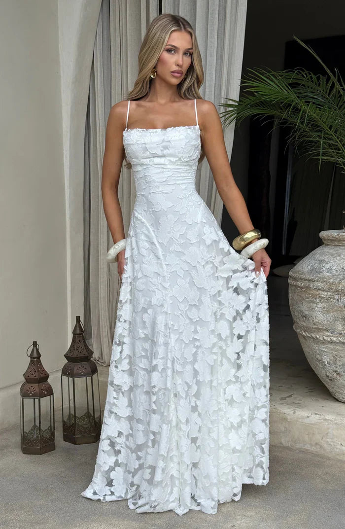 FRANCIS MAXI DRESS - WHITE