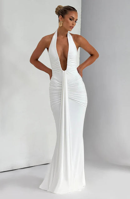 ROSETTA MAXI DRESS - WHITE