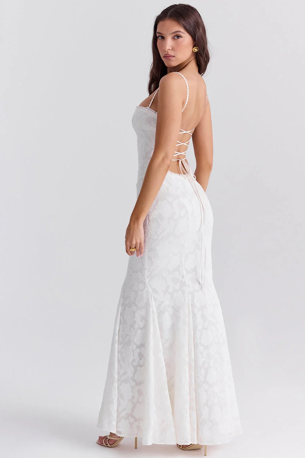 JUNIPER MAXI DRESS - WHITE