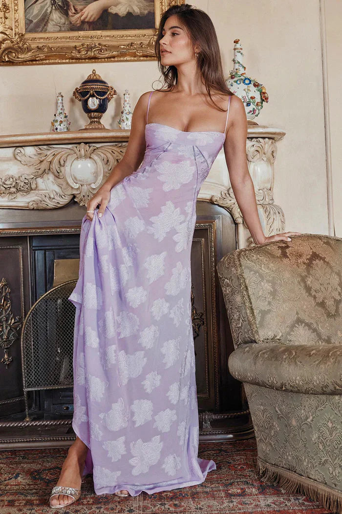MYA MAXI DRESS - LIGHT PURPLE