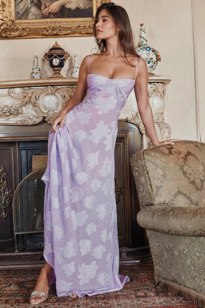 MYA MAXI DRESS - LIGHT PURPLE
