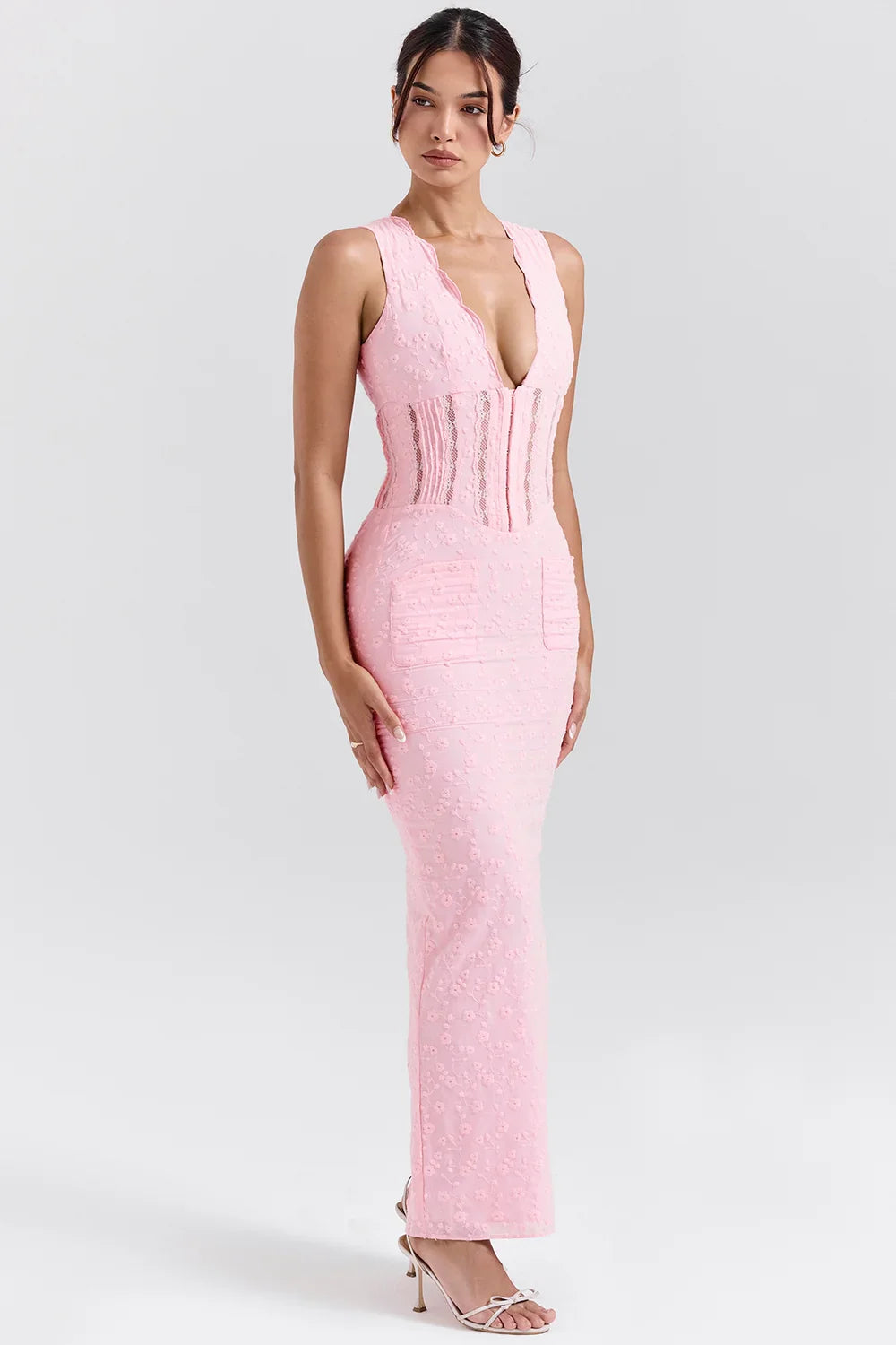 EMILIA MAXI DRESS - PINK