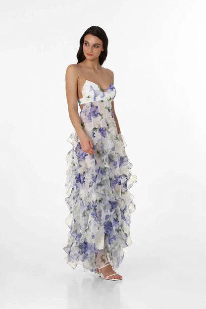 SAFFRON MAXI DRESS - Floral