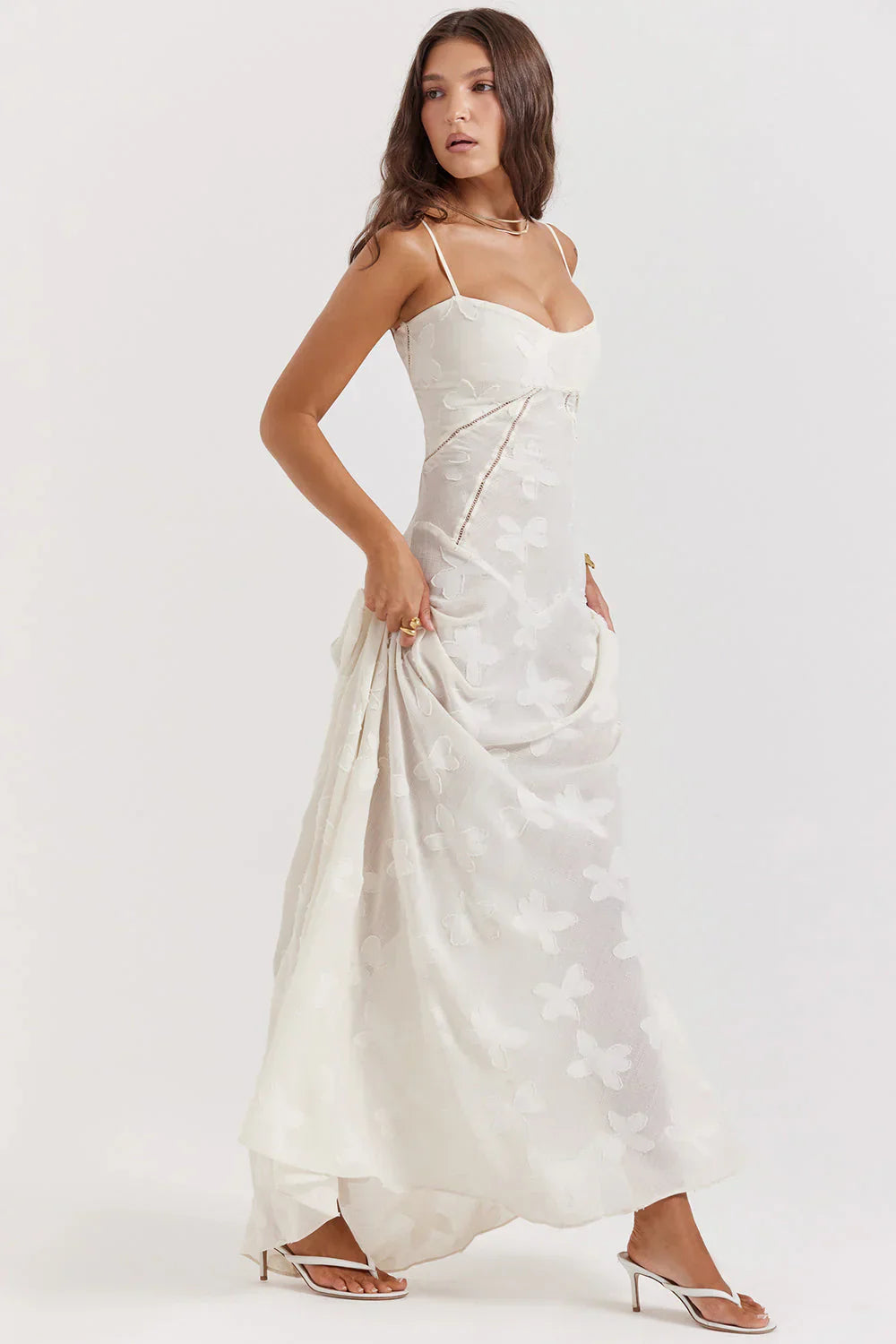 MYA MAXI DRESS - WHITE