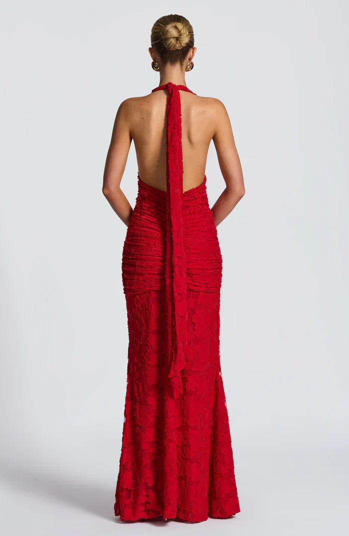 GUINEVERE MAXI DRESS - RED