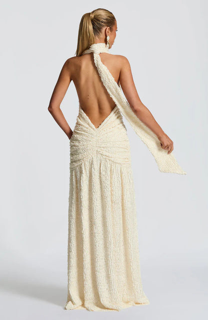 MINERVA MAXI DRESS - CREAM