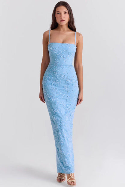 LYRA MAXI DRESS - LIGHT BLUE