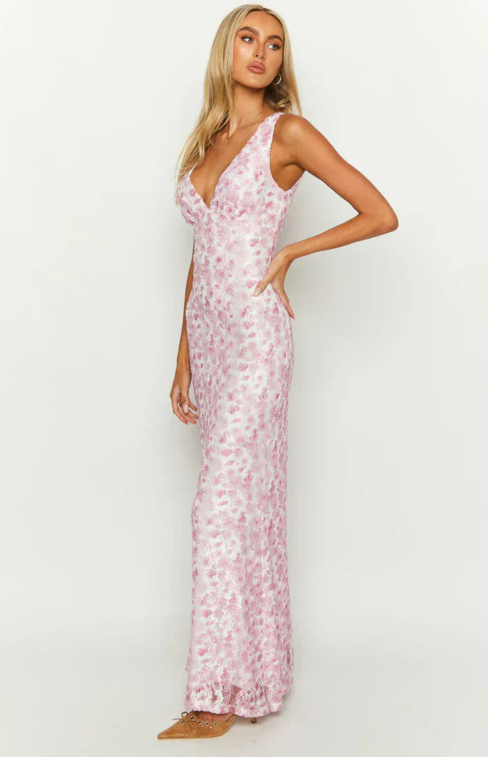 BLOSSOM MAXI DRESS - PINK