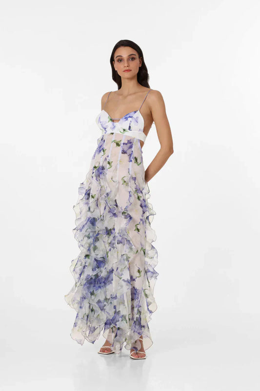 SAFFRON MAXI DRESS - Floral