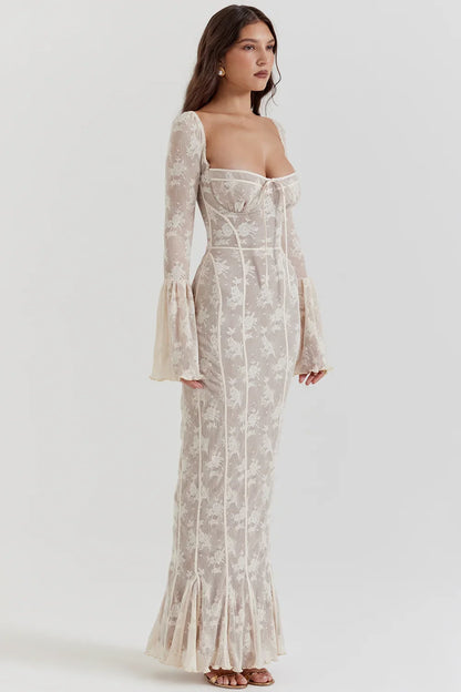 SERENA MAXI DRESS - WHITE