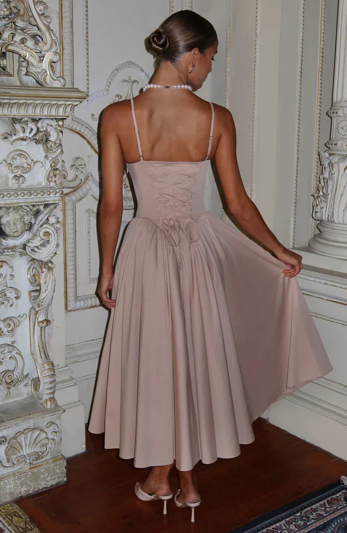 EMERSON MIDI DRESS - NUDE