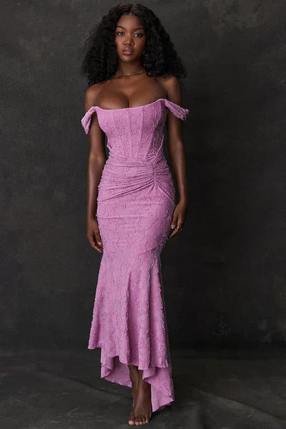 MOLLY MIDI DRESS - PINK