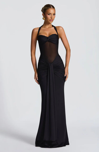 VIXEN MAXI DRESS - BLACK